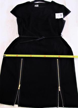 Офисное платье по фигуре с металлическими молниями на юбке"12" (usa) 48-50 р2 фото