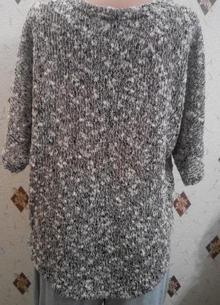 Светр реглан ажурною в'язки 3