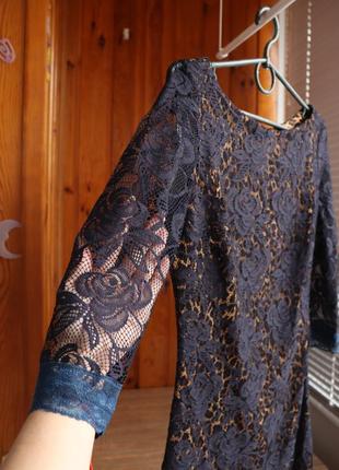 Платье леопардовое гипюровое4 фото