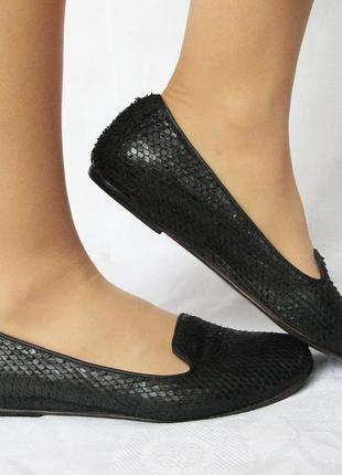42. туфли-лоферы кожаные gidigio италия - 39,5 р. стелька 25,7 см
