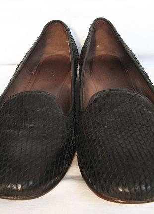 42. туфли-лоферы кожаные gidigio италия - 39,5 р. стелька 25,7 см6 фото