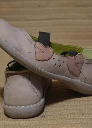 Комфортные кожаные туфли с эластичной резинкой joi by jen joy италия 39 р.