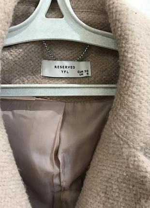 Пальто reserved (не zara, bershka,hm)