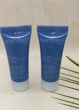 Phytomer creme sorbet yeux крем-сорбет для обличчя і області навколо очей