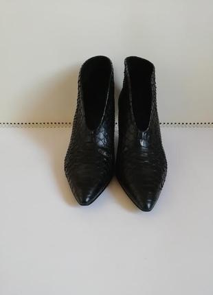 Ботильйоны туфли из кожи питона giorm venezia италия3 фото