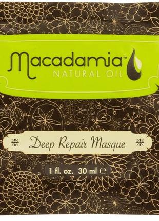 Восстанавливающая маска для волос macadamia natural oil deep repair masque,30 мл