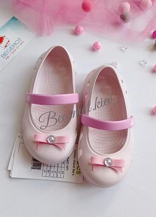 Дитячі босоніжки, сандалі балеткикроксы crocs keeley charm flat с7-с13