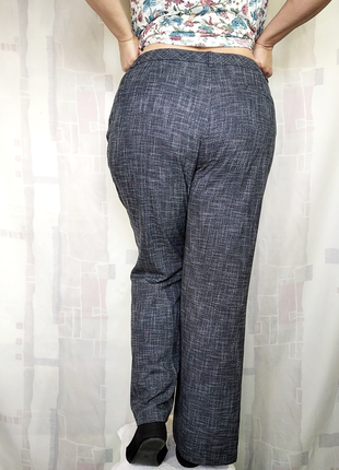 Пямые брюки из ткани под лен4 фото