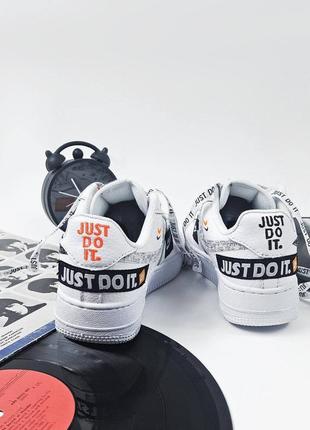 Кроссовки nike air force just do it white3 фото