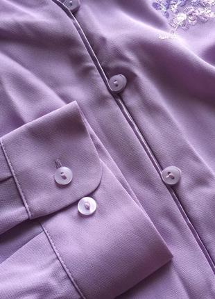 Красивая блуза с вышивкой большого размера marks&spencer3 фото
