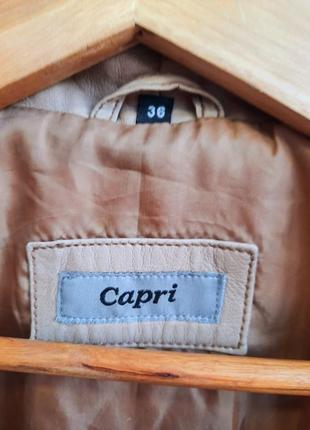 Capri куртка з натуральної шкіри9 фото