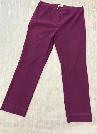 Фіолетові стрейчеві штани на резинці stehmann 46/48