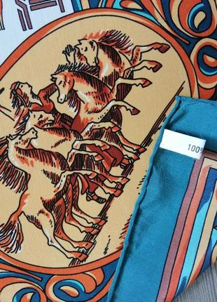 Torrente paris шелковый платок vintage из натур шёлка,оригинал, размер 87/855 фото