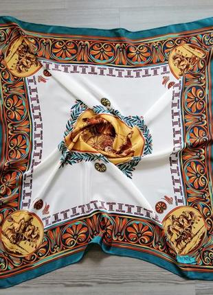 Torrente paris шелковый платок vintage из натур шёлка,оригинал, размер 87/853 фото