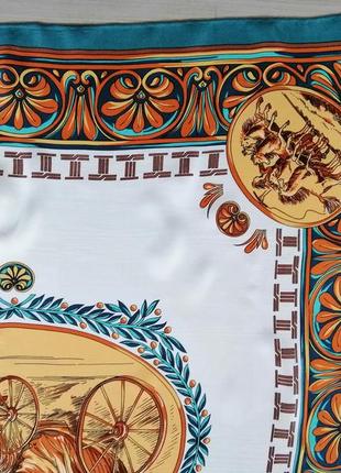 Torrente paris шелковый платок vintage из натур шёлка,оригинал, размер 87/85