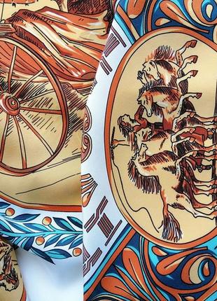 Torrente paris шелковый платок vintage из натур шёлка,оригинал, размер 87/85