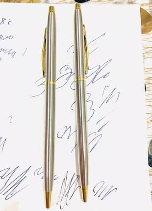 Ручка металл по типу parker1 фото