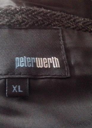 Пальто мужское peter werth, англия, xl7 фото