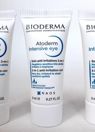 Bioderma atoderm eyes крем для сухих роздратованих очей1 фото