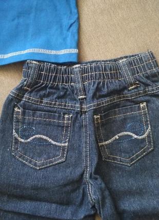 Дитячий комплект для хлопчика – реглан і джинси, новий, сша, на 6-12мес.6 фото