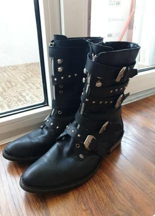 Женские кожаные ботинки firetrap