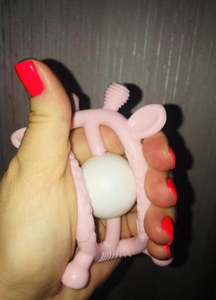 Погремушка/грызунок ( пищевой силикон )(разные   цвета )