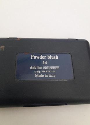 Румяна,dark blue. powder blush,06 тон3 фото