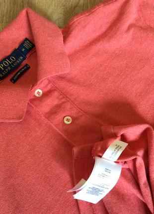 Мужское поло футболка polo ralph lauren оригинал р м slim  fit