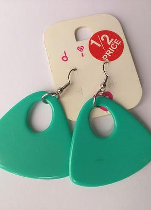 Сережки , біжутерія .довжина 4. 5 див. 5 див.