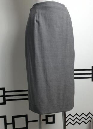 Винтажная шерстяная юбка миди от burberrys burberry
