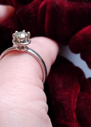 Грандіозне кільце перстень на заручини6 фото