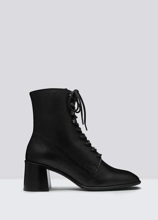 Жіночі шкіряні чорні черевики emma e8 by miista