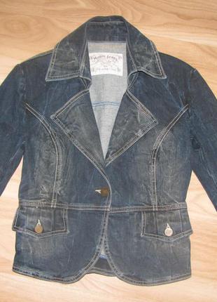 Джинсовая куртка пиджак motor jeans2 фото