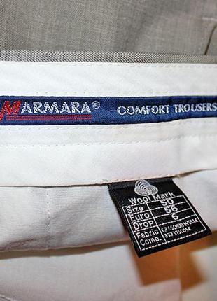 Классические брюки marmara состав шерсть с вискозой4 фото
