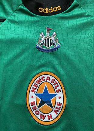 Подростковая винтажная футбольная джерси adidas newcastle united goalkeeper jersey 19974 фото