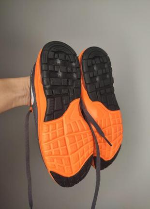 Детские кроссовки nike серые оранжевые 29.5 18см4 фото