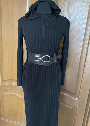Zara платье с капюшоном