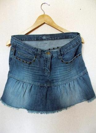 Стильна спідниця джинсова