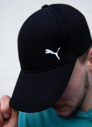 Кепка puma черная бейсболка пума