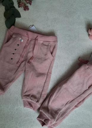 Штанішки , велюрові штани , штани для дівчинки1 фото