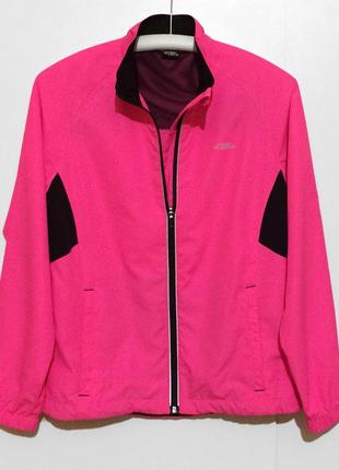Xs-s dry plus спортивная куртка розовая яркая ветровка женская1 фото