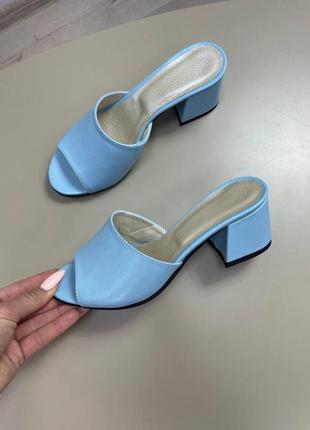 Шкіряні сабо шльопанці  кожаные шлепанцы