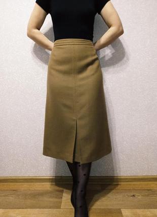 Hucke юбка шерсть натуральная меди 🔥🔥🔥беж нюд1 фото