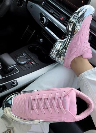 Женские кроссовки adidas raf simons ozweego pink  скидка 36, 37 размер sale6 фото