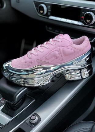 Женские кроссовки adidas raf simons ozweego pink  скидка 36, 37 размер sale5 фото