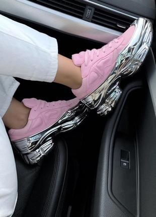 Женские кроссовки adidas raf simons ozweego pink  скидка 36, 37 размер sale4 фото