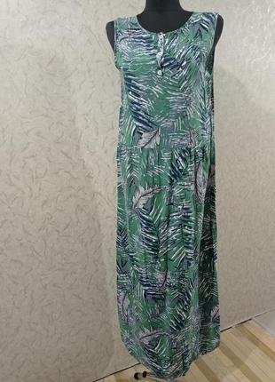 Плаття-сарафан 👗,штапель, розмір 48-50