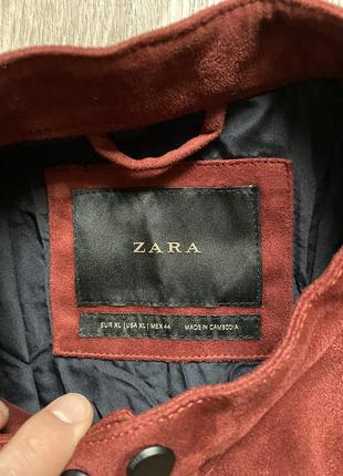 Zara ветровка бомбер l xl велюр зара3 фото