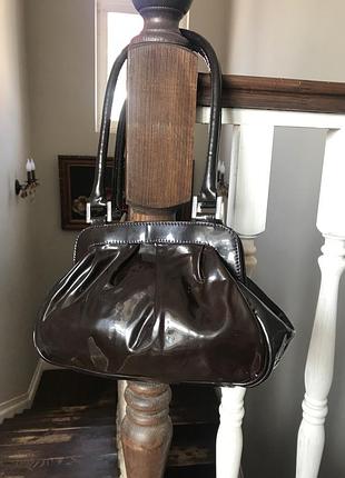 Сумка лак