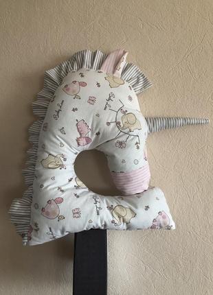 Подушка дитяча декоративна єдиноріг4 фото